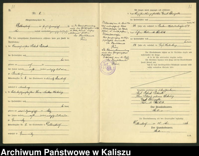 Obraz 8 z jednostki "[Księga małżeństw]"