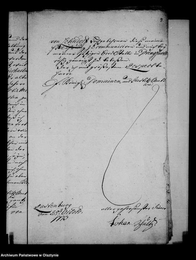 image.from.unit.number "Correspondence die Serwillensche Müle betr. /Surwile; kętrz./"