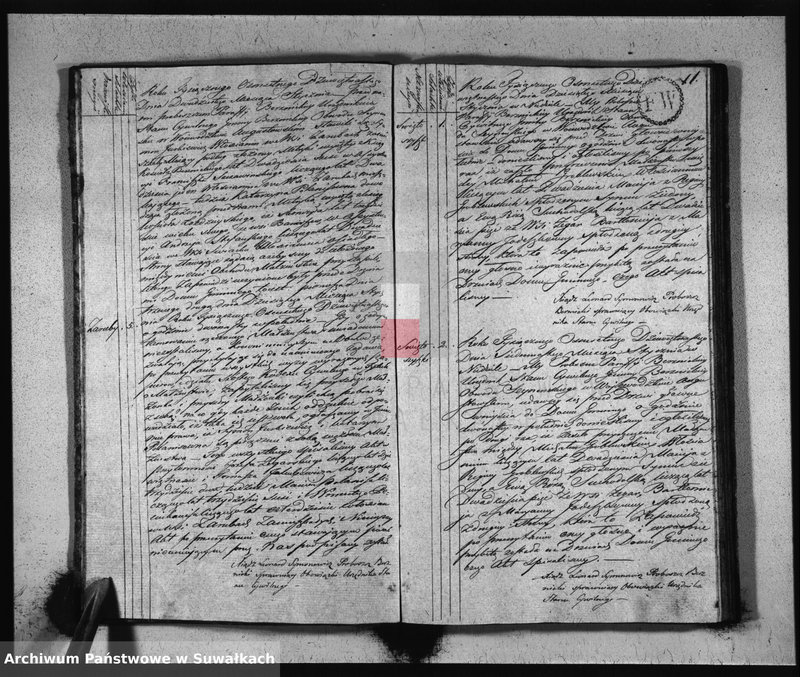 image.from.unit.number "Akta Zaślubionych od 1-o Mca Stycznia 1819. Gminy Berznickiey"