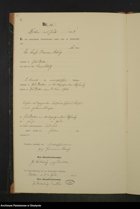 image.from.unit.number "Sterbe-Neben-Register Nr 1 - 28"