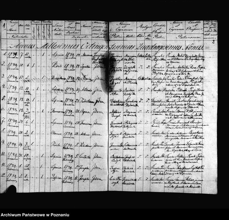 image.from.unit.number "Duplicat baptisatorum, copulatorum, mortuorum"