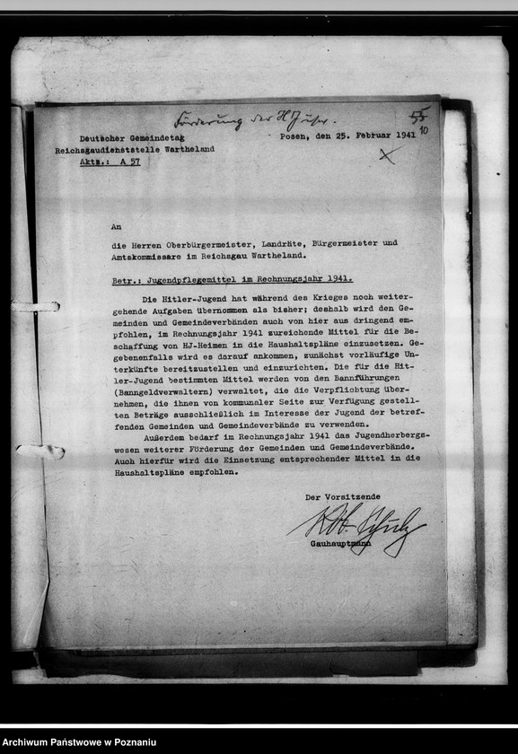 Obraz 14 z jednostki "Beihilfen an leistungsschwache Gemeinden zur Beschaffung von H.J.-Heimen."