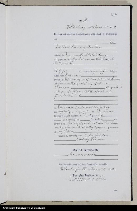 image.from.unit.number "Sterbe-Neben-Register Nr 1 - 124"