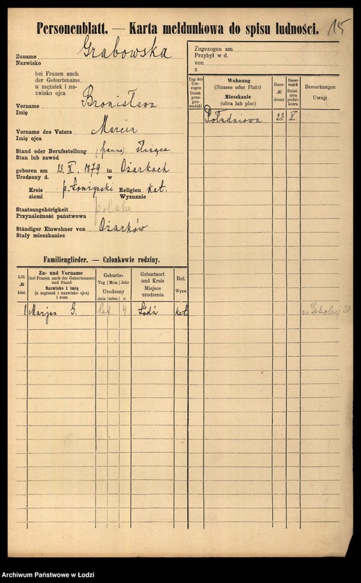 image.from.unit.number "[Spis ludności Łodzi] Grabowska - Graczuchin"