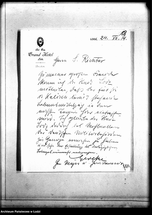 Obraz 19 z jednostki "[Rozliczenia finansowe Komitetu Tanich Kuchen i Komitetu Obywatelskiego Niesienia Pomocy Biednym]"