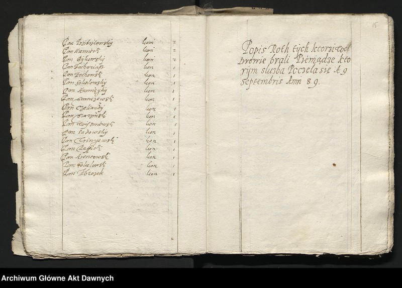 image.from.unit.number "Zbiór pism rozmaitych Wydziału Wojskowego tyczących, w. XVI - XVIII"