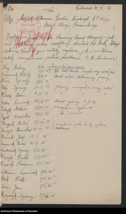 Obraz 11 z jednostki "Rostarzewo, powiat Wolsztyn - akta koła."