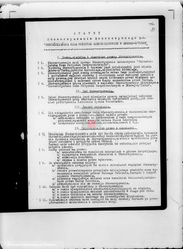 Obraz 16 z jednostki "Chrześcijańska Kasa Pożyczek Bezprocentowych z Dobrej koło Turku"