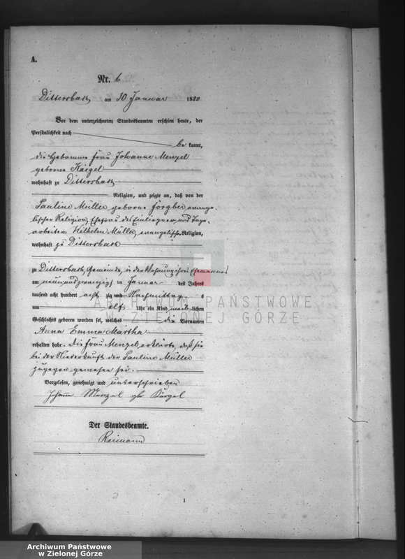 Obraz 9 z jednostki "[Księga aktów urodzeń]"