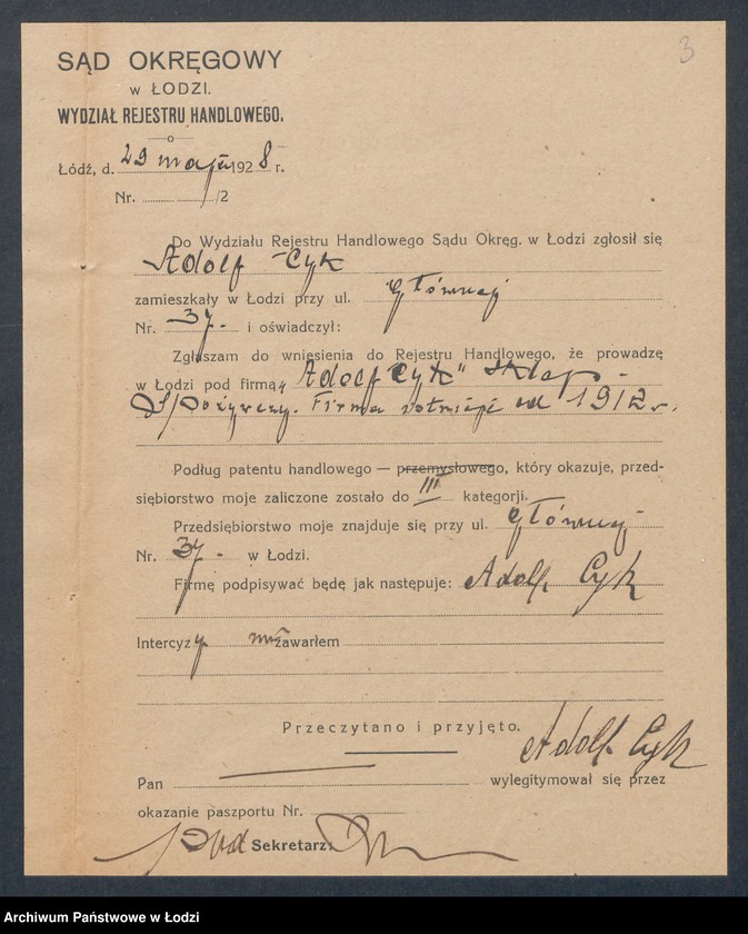 Obraz 5 z jednostki "Adolf Cyk – sklep spożywczy"