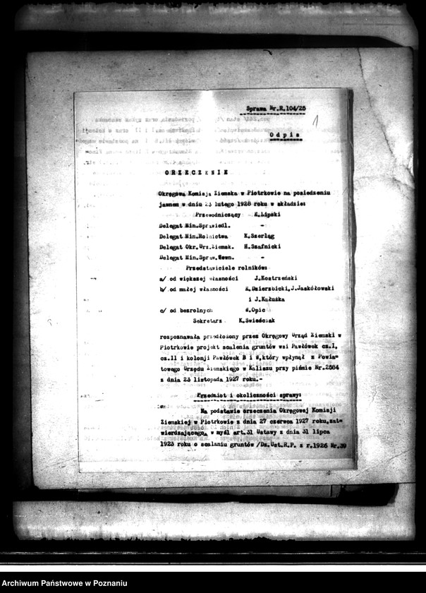 image.from.unit.number "Regulacja hipoteczna scalonych gruntów we wsi Pawłówek powiatu kaliskiego"