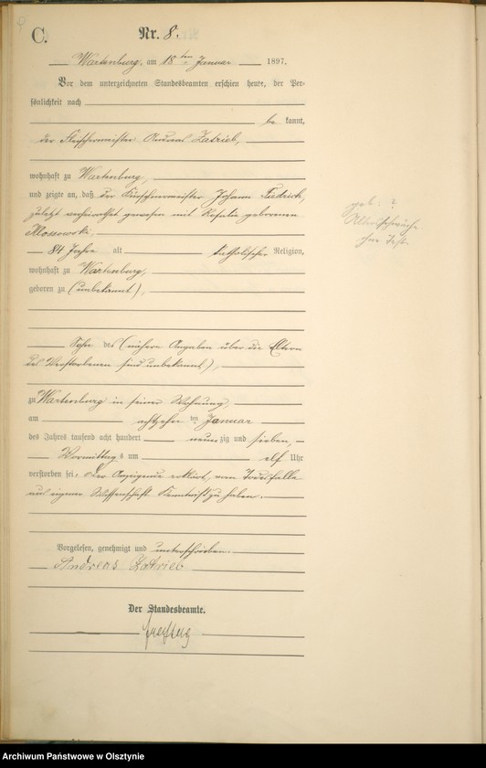 image.from.unit.number "Sterbe-Haupt-Register Nr 1 - 149"