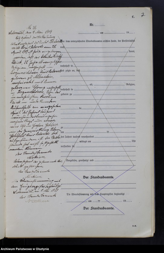 image.from.unit.number "Sterbe-Neben-Register Nr 25-76"