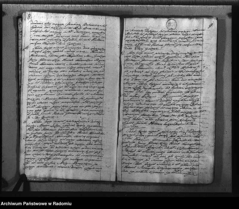 image.from.unit.number "Księga urzędnika stanu cywilnego parafii Głowaczew na rok 1815"