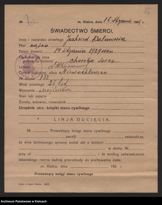 image.from.unit.number "Załączniki do akt zgonu Okręgu Bożniczego Kielce za rok 1929"
