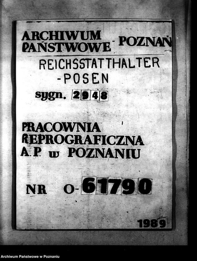 Obraz 1 z jednostki "Einrichtung einer Tbc - Abteilung für lungenkranke, polnische Strafgefangene im früheren Kloster Görchen (Miejska Górka)"