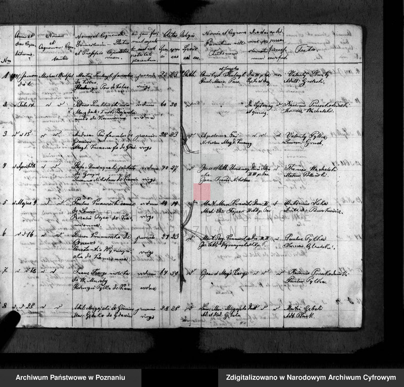 Obraz 9 z jednostki "Duplikat baptisatorum, copulatorum, mortuorum"