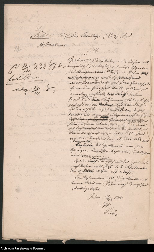 Obraz 10 z jednostki "A. betr. Familie Opaleński"