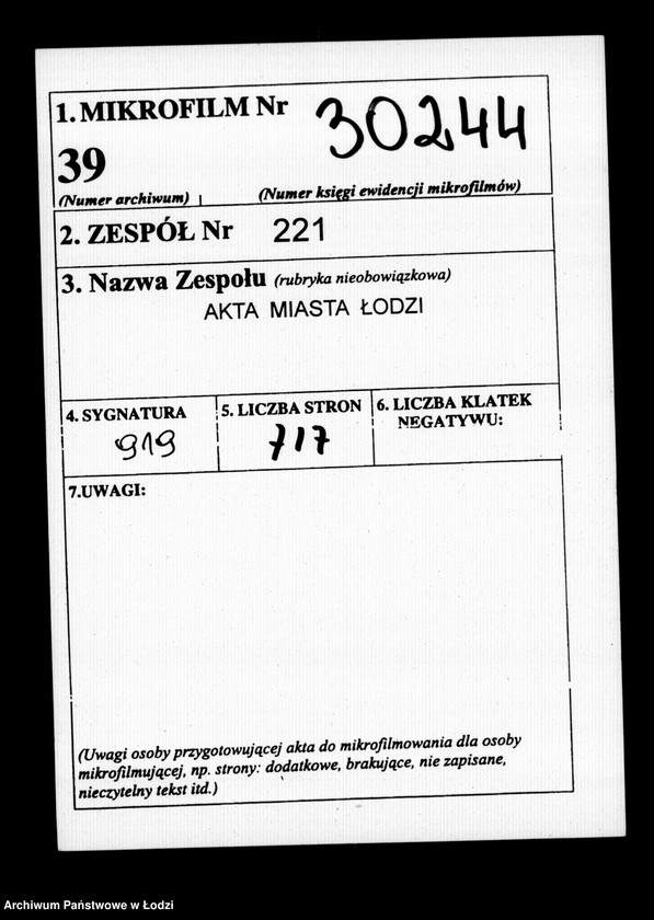 Obraz 2 z jednostki "Akta w przedmiocie przesiedleńców"