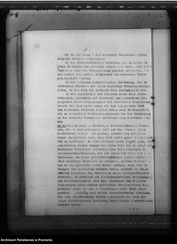 Obraz 14 z jednostki "Zarządzenia namiestnika Kraju Warty oraz sprawozdanie z konferencji w sprawie listy narodowej"