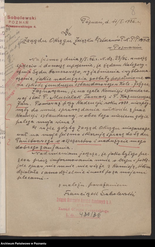 Obraz 15 z jednostki "Poznań - Jeżyce akta koła."