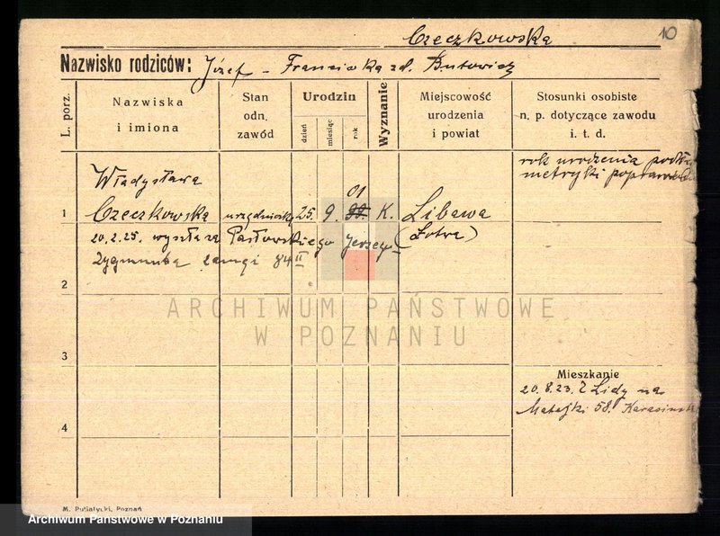 Obraz 12 z jednostki "Czeczewski - Czernielewski"