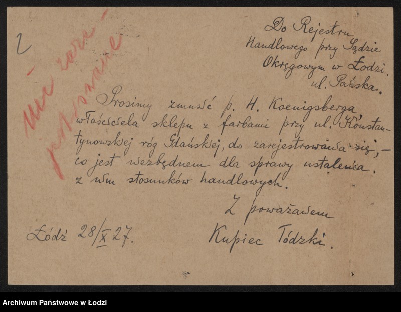 Obraz 4 z jednostki "Chaim Wolf Kenigsberg – skład farb ziemnych i malarskich"