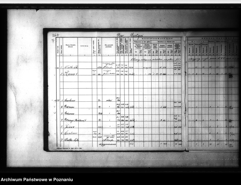 Obraz 12 z jednostki "/Zestawienie /wykaz/ rozdysponowania ziemi na cele parcelacyjne powiatu gostyńskiego"