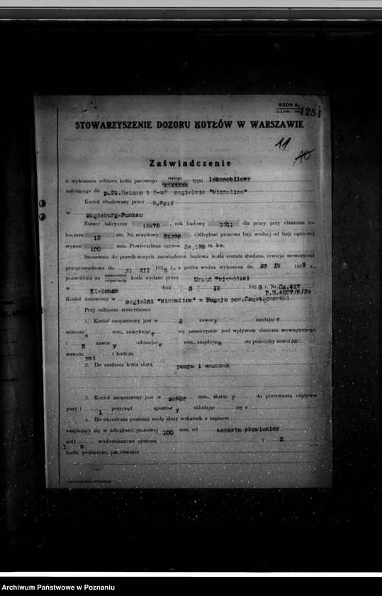 Obraz 15 z jednostki "Tartak parowy Fundacji Sułkowskich w Rydzynie, pow. leszczyński"