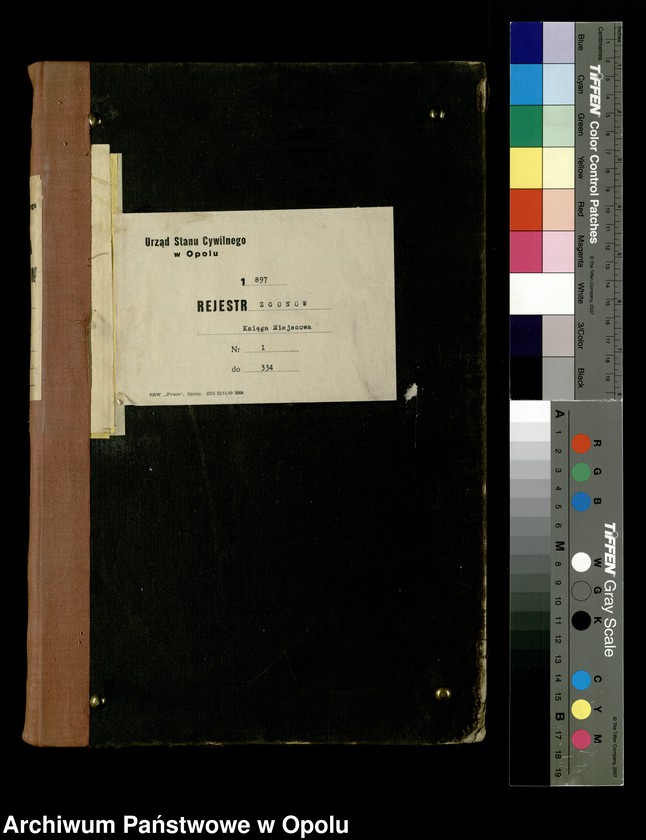 image.from.unit.number "Urząd Stanu Cywilnego w Opolu 1897 Rejestr zgonów Księga Miejscowa Nr 1 do 334"
