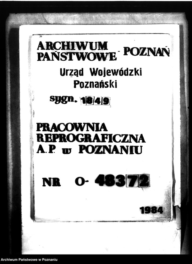 Obraz 1 z jednostki "Rewizje majątku państwowego Zalesie"