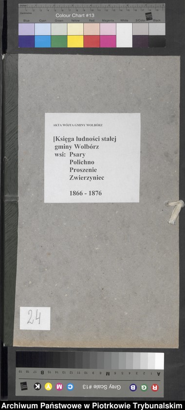 image.from.unit.number "Księga ludności stałej Gminy Wolbórz wsi Psary, Polichno, Proszenie, Zwierzyniec"
