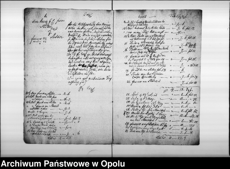 Obraz 11 z jednostki "Manual Acten der hiesigen katholischen Parochianen in der Streit-Sache c/. Fiscum betreffend die gefordert[en] Beiträge zum Bau des Pfarrhaußes in Oppeln Vom Jahre 1828 bis Nov: 1832"