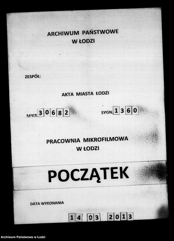 Obraz 1 z jednostki "Akta tyczące się spisu pozostałości po zmarłym Janie Gotlibie Schultz czeladniku Ciesielskim z Prus do miasta Łodzi przybyłym, u Jakuba Rudnik cieśli na robocie zostającym"