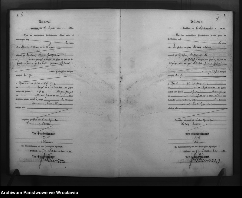 image.from.unit.number "Geburts-Neben-Register Breslau I 1880 Band 9"