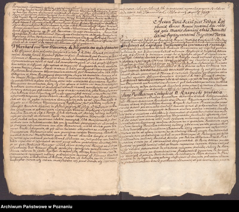 Obraz 6 z jednostki "Liber actorum officii consularis civitatis Posnaniae."