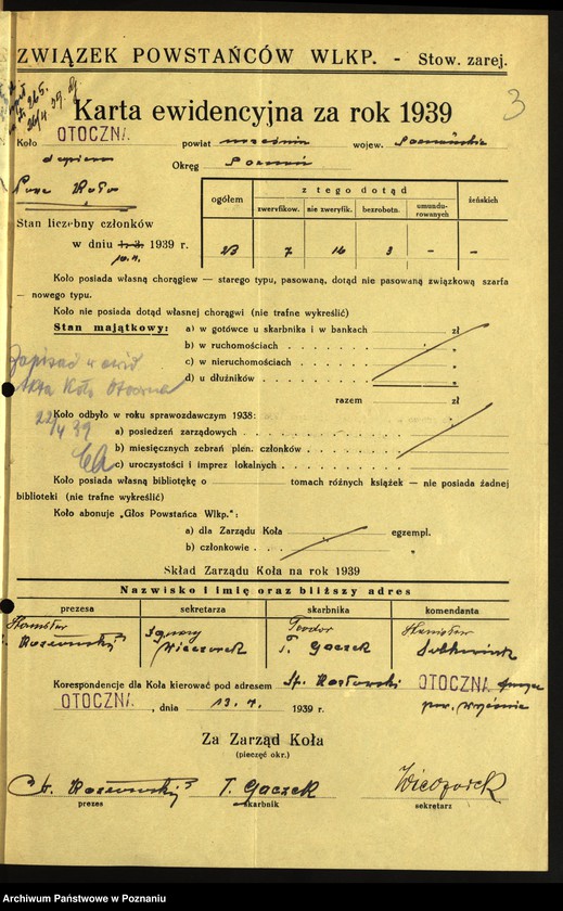 Obraz 6 z jednostki "Otoczna, powiat Września - akta koła."