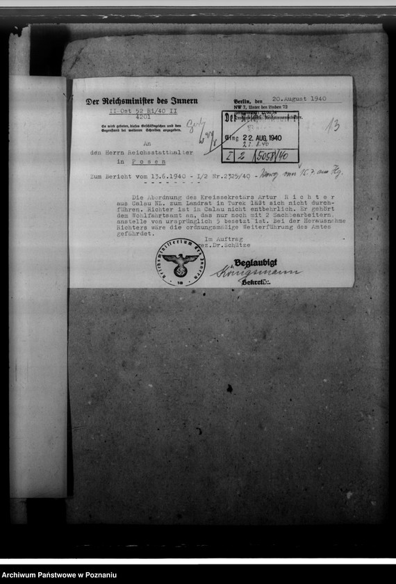 Obraz 17 z jednostki "Bewerbungen um Anstellung im Beamtendienst"