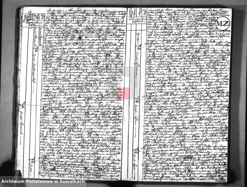 image.from.unit.number "Akta urodzonych gminy sereyskiey od 1-go maja 1809"