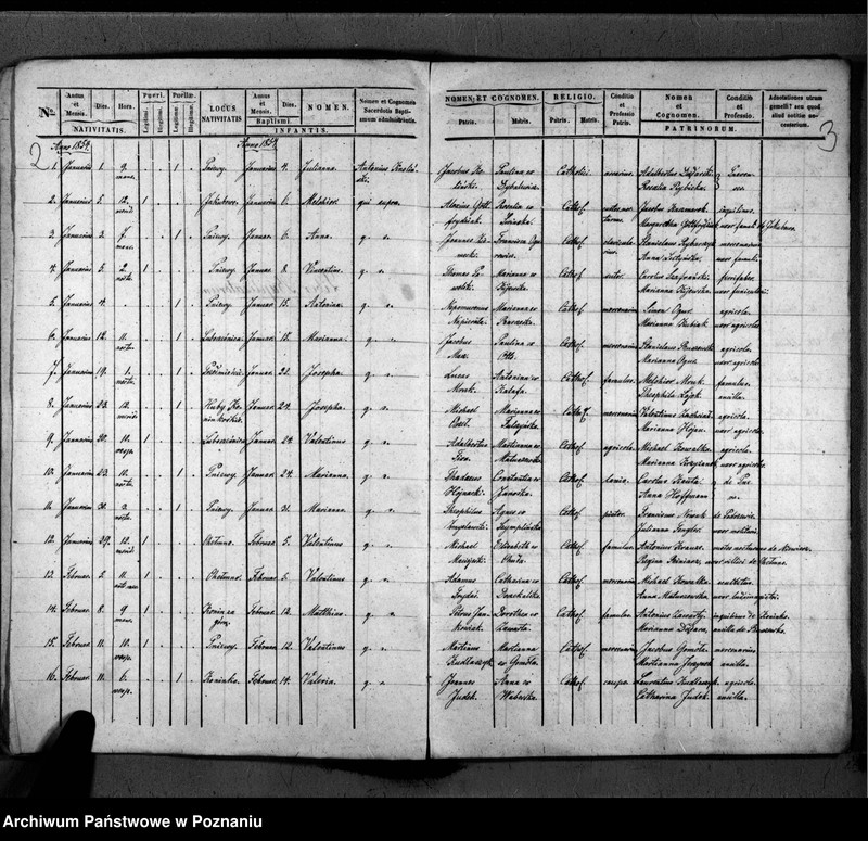 Obraz z jednostki "Liber baptisatorum, copulatorum, mortuorum"