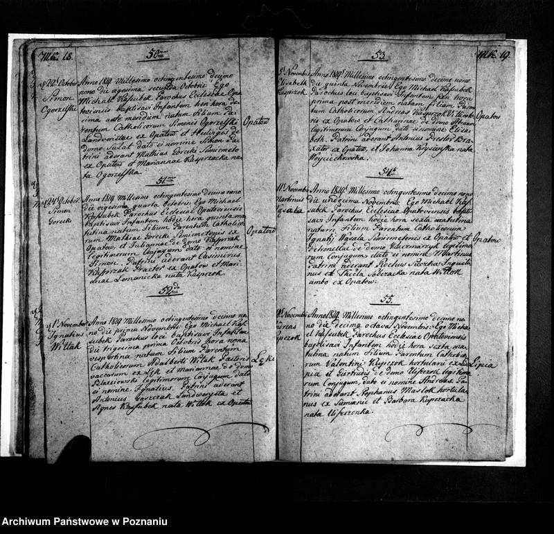 image.from.unit.number "Extractum ex libro baptisatorum"