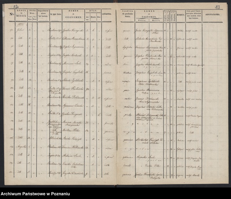 Obraz 9 z jednostki "Księga zgonów"