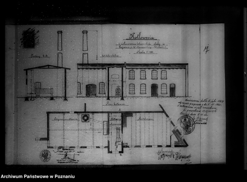 Obraz 11 z jednostki "Fabryka maszyn W. Staszewskiego w Pobiedziskach powiat poznański nr porządkowy kotła 66"