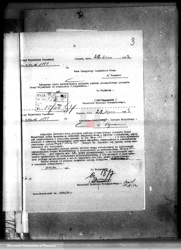 Obraz 7 z jednostki "Zieliński St. Wartoma odlewnia metali Poznań /zatwierdzanie urządzenia/"