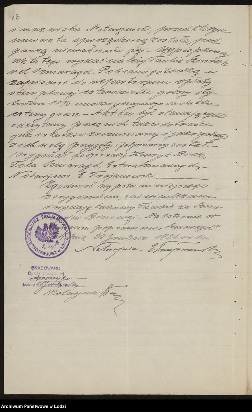 Obraz 18 z jednostki "Szloma Ubrach, Henryk Bicz – fabryka wyrobów włókienniczych"