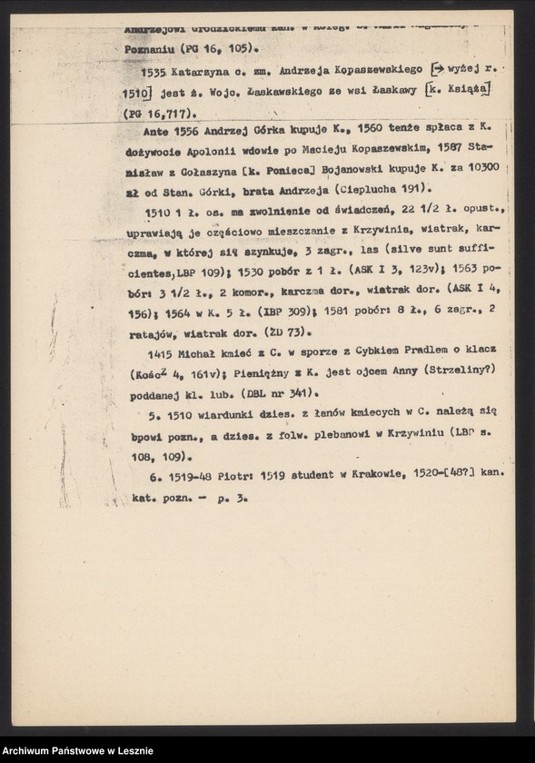 Obraz 9 z jednostki "Dzieje Kopaszewa, maszynopis"