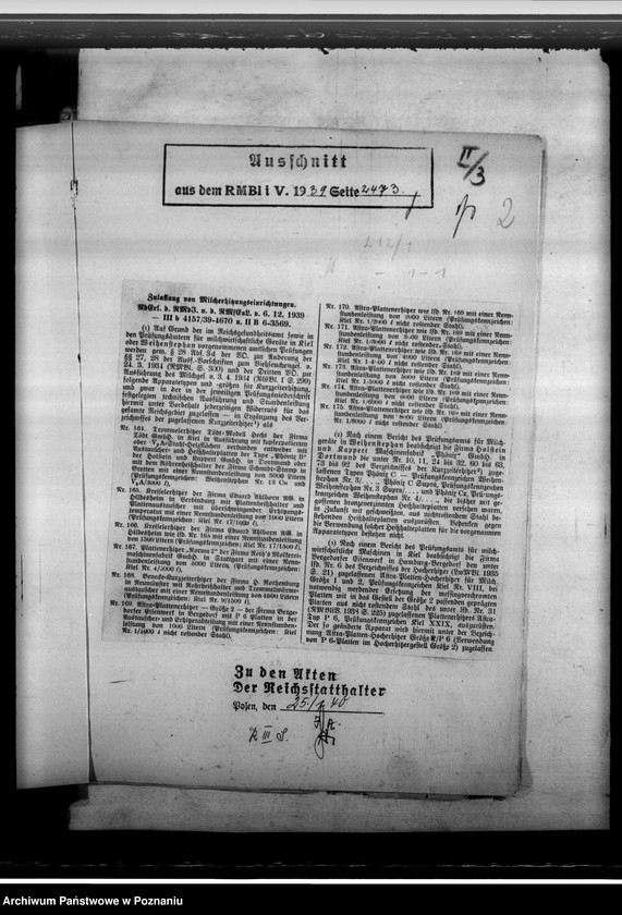 Obraz 6 z jednostki "Lebensmittelgestzgebung. Gewerbeaufsicht. Seuchengefahr bei Verarbeitung russischer Lumpen."