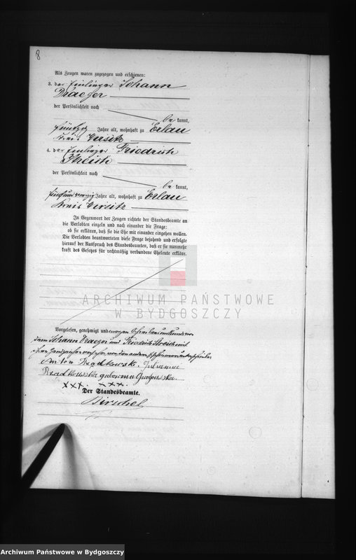 Obraz 11 z jednostki "Akta małżeństw - pierwopis nr 1-24"