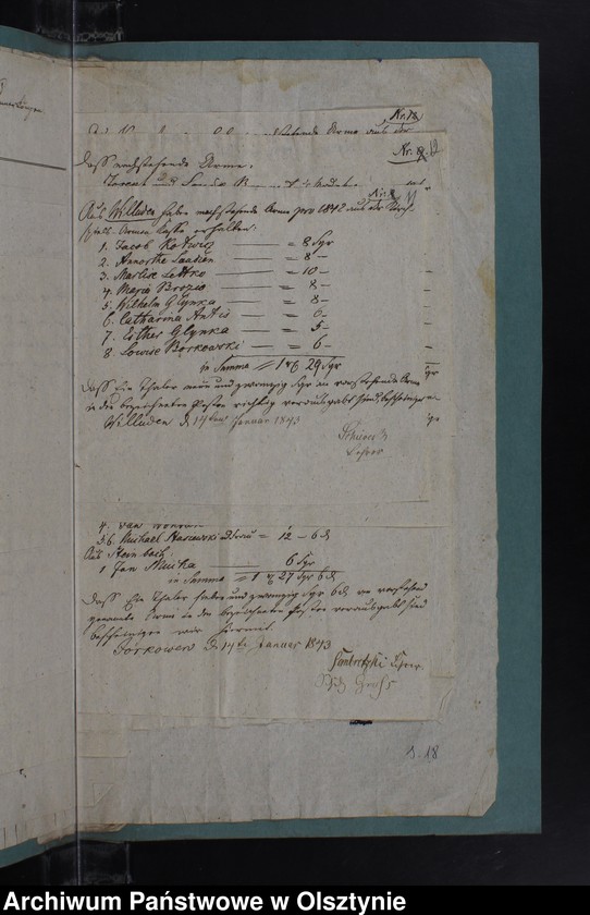 image.from.unit.number "Armen Kassen Rechnung des Kirchspiels Kruklanken"