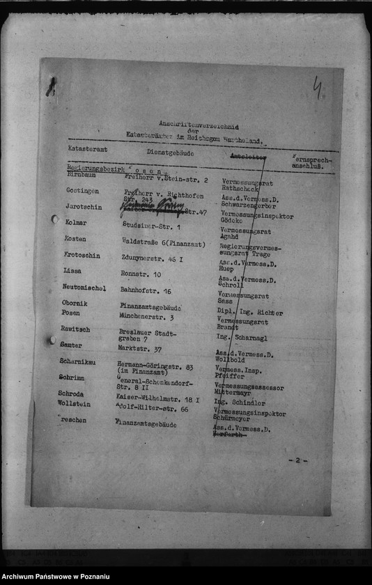 Obraz 8 z jednostki "Unterbringung der Katasterämter"